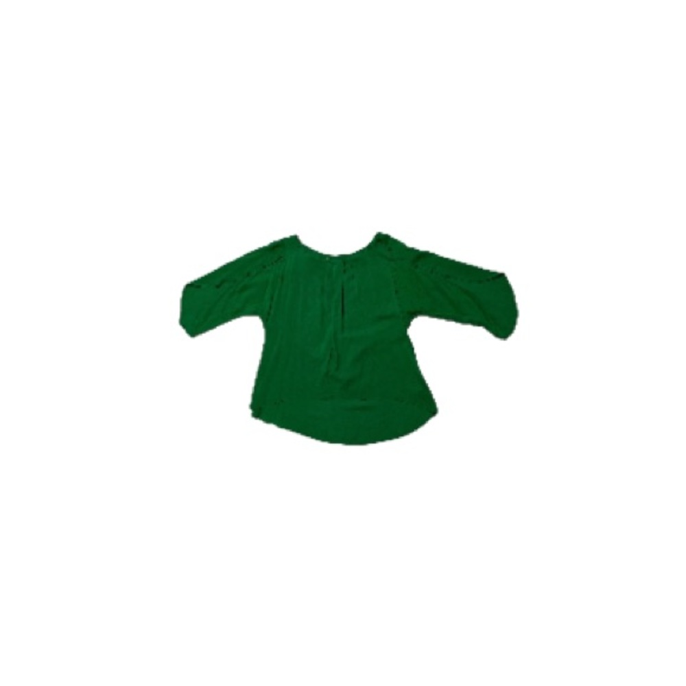 Anthropologie Maeve Green Flowy Blouse - Women’s Size Small